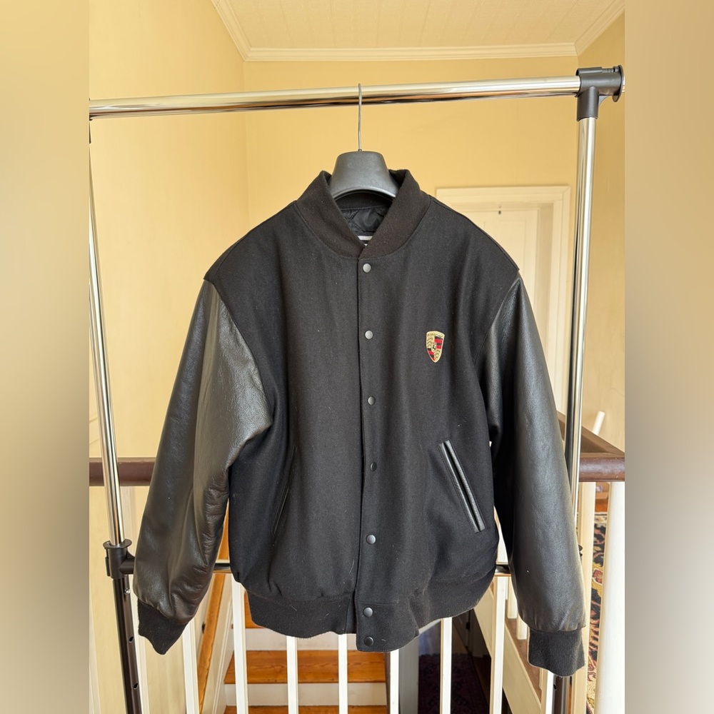 Porsche Design Black Bomber Jacket